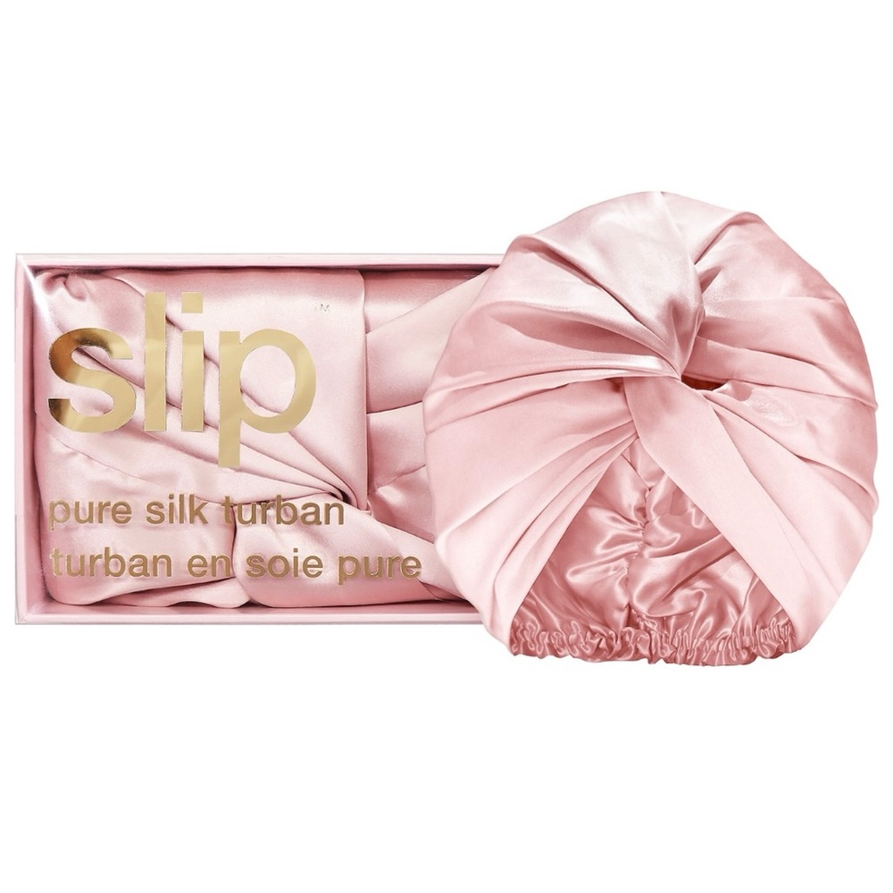 Slip Pure Silk Turban Pink New in box